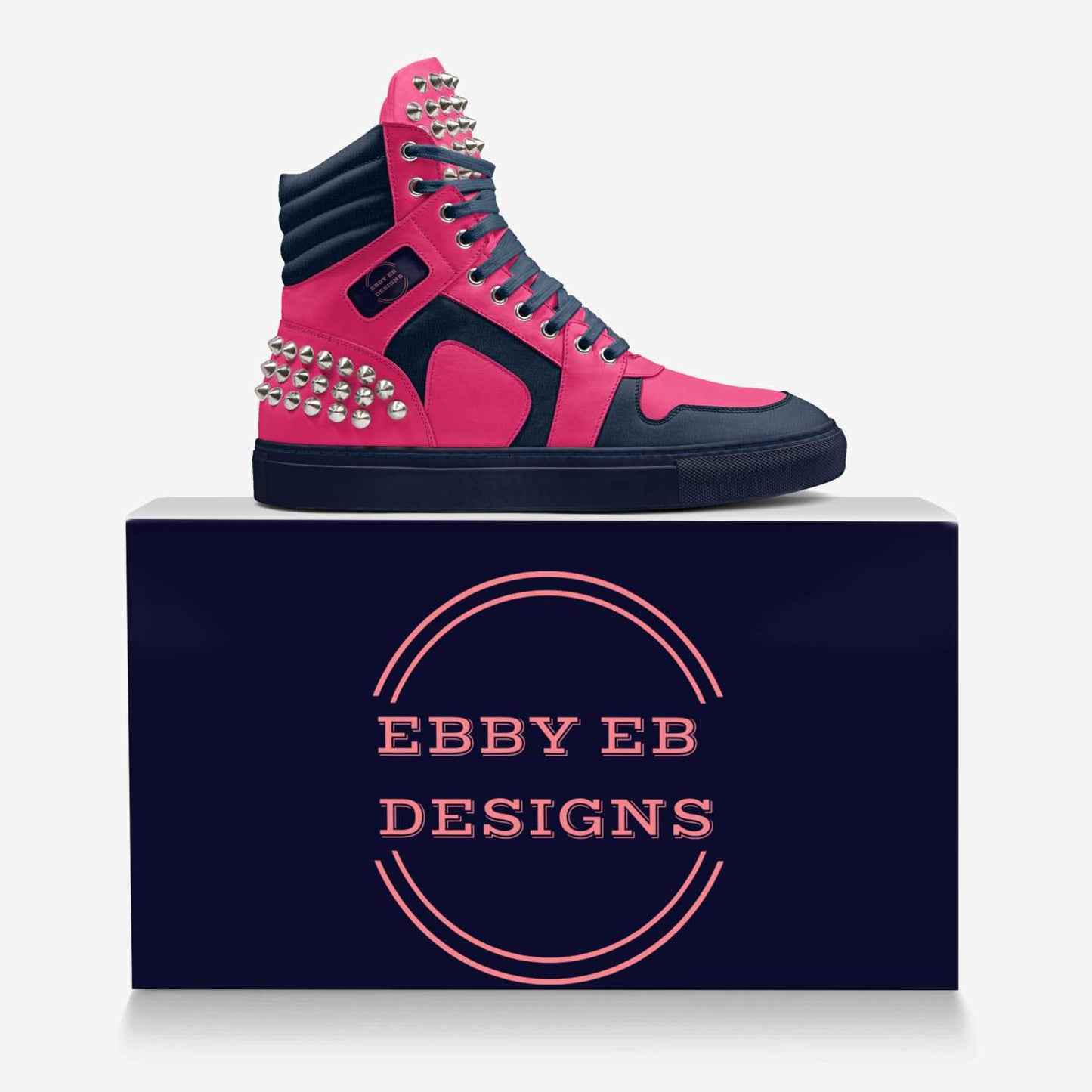 EXTERNAL PRODUCT- Ebby Eb Designs Spiked High Top
