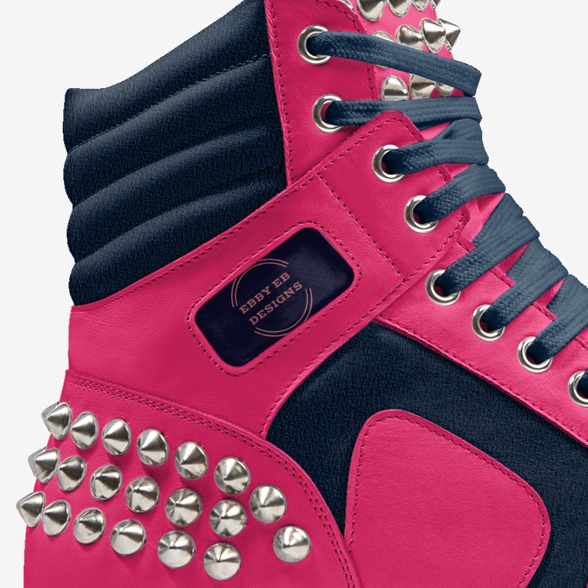 EXTERNAL PRODUCT- Ebby Eb Designs Spiked High Top