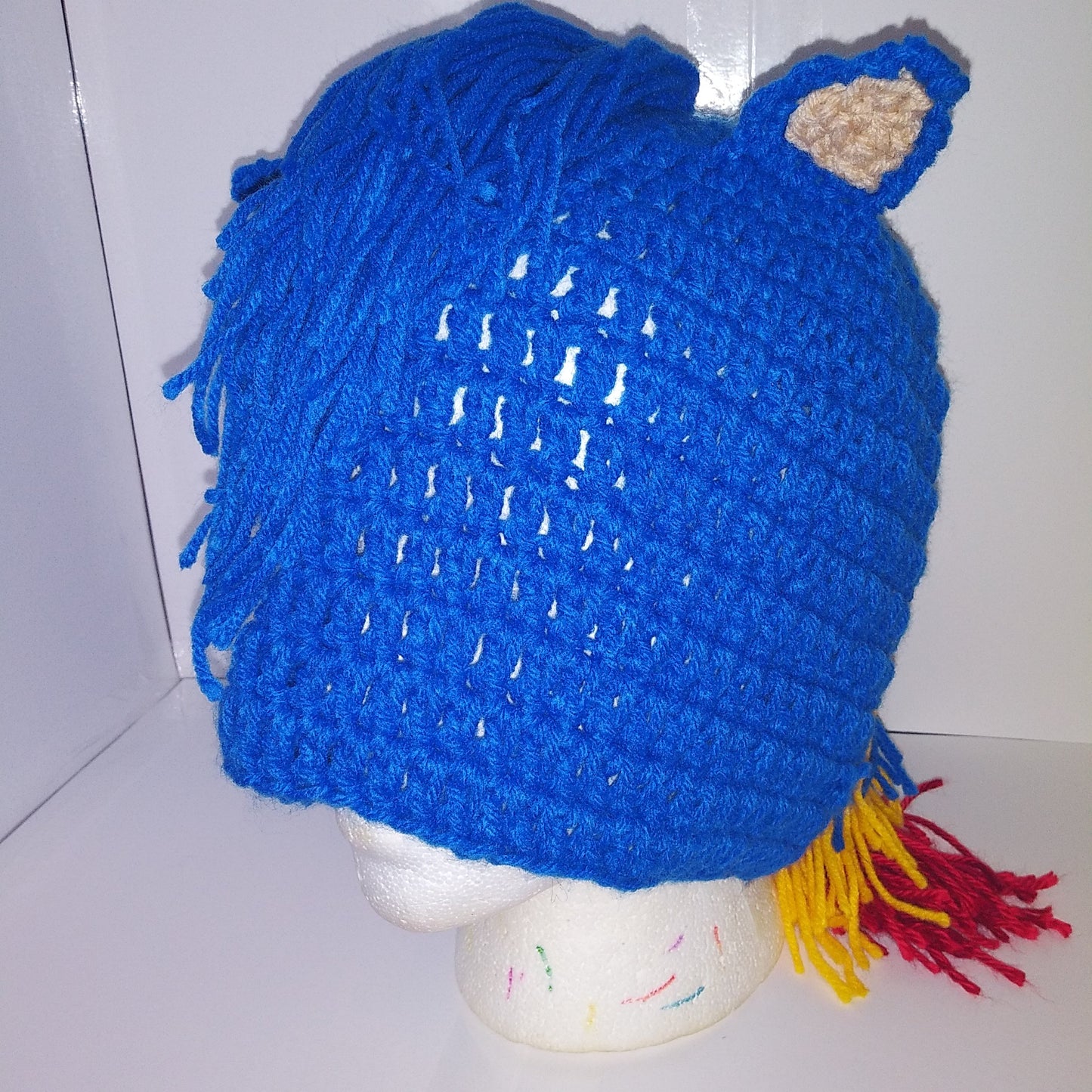 Sonic Mohawk Beanie - Ebby Eb Designs
