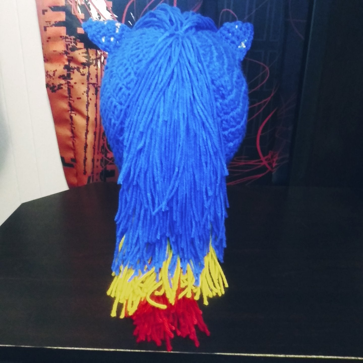 Sonic Mohawk Beanie - Ebby Eb Designs