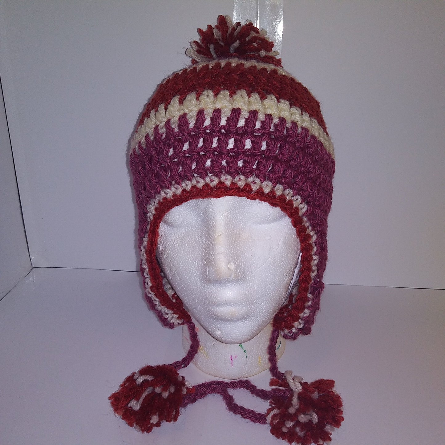 Earwarmer Pom Pom Beanie - Ebby Eb Designs